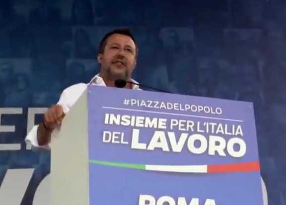 Salvini non ha dubbi sul futuro dell’Italia: «La via maestra è il voto»